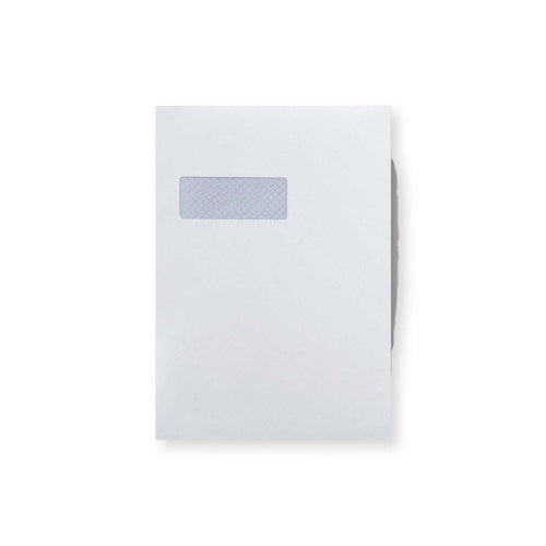 C4 White Opaque Business 100gsm Peel & Seal Envelope (324 x 229mm)