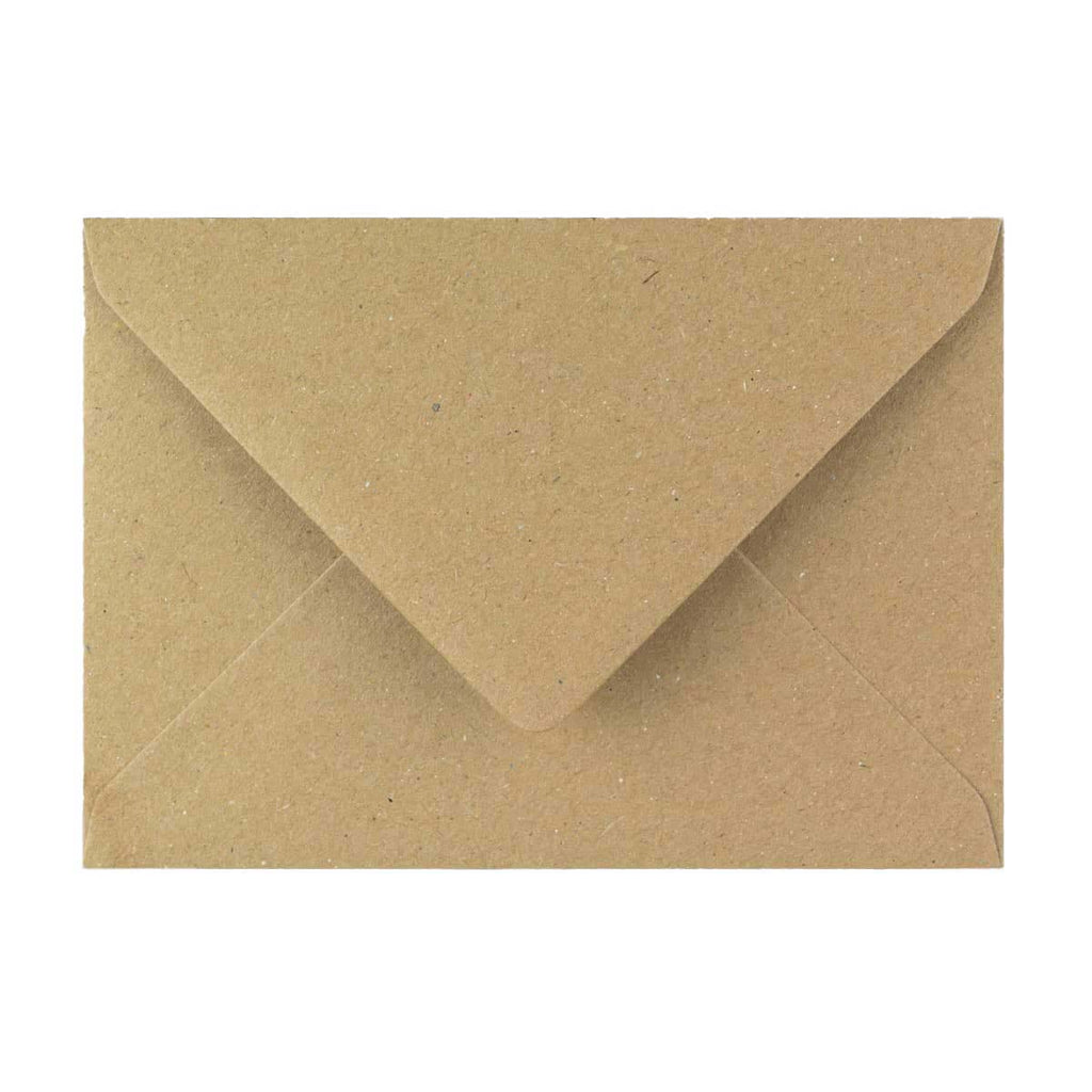 C6 Fleck 110gsm Recycled Gummed V-Flap Greetings Envelope (114 x 162mm)