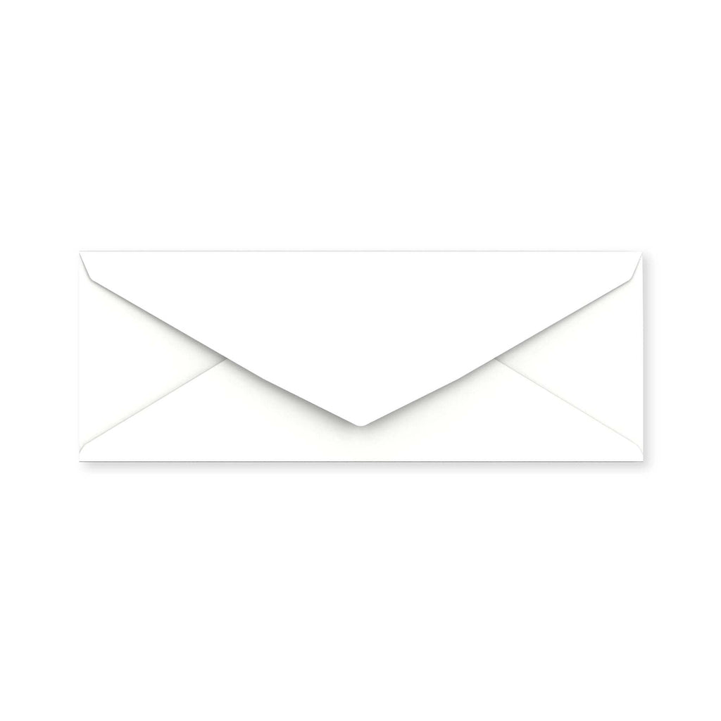 White Business 100gsm Gummed Envelope (80 x 215mm)
