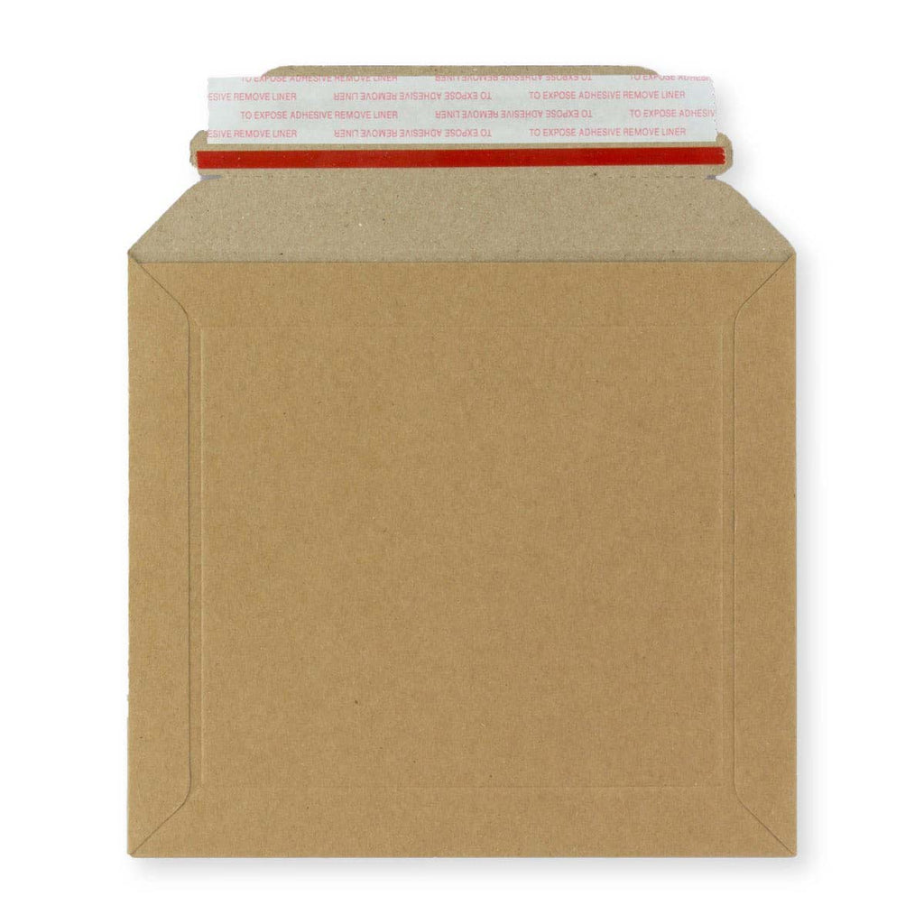 Manila Brown 270gsm Peel & Seal Rigid Board Mailers Envelope (164 x 180mm)