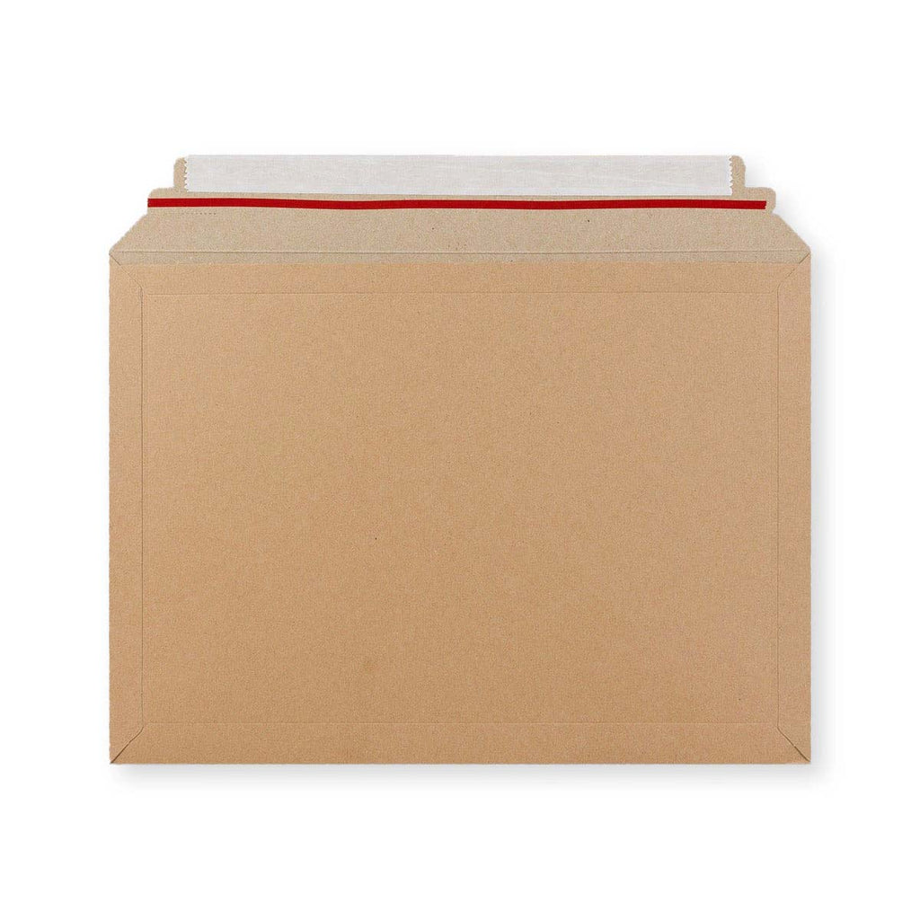 Manila Brown 400gsm Peel & Seal Rigid Board Mailers Envelope (328 x 458mm)