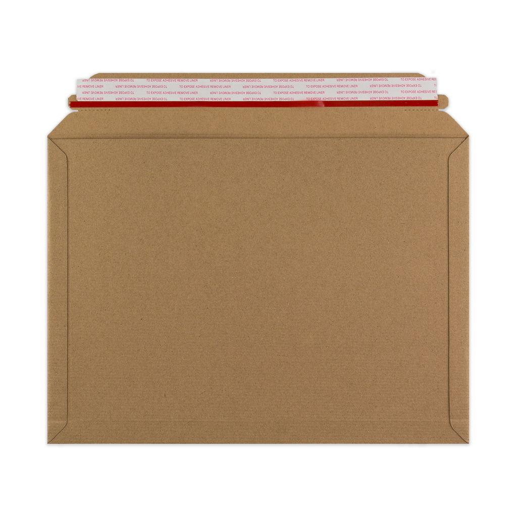 Manila Brown 400gsm Peel & Seal Rigid Board Mailers Envelope (248 x 345mm)