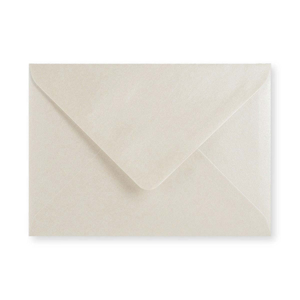 Oyster 90gsm Gummed V-Flap Greeting Card Envelope (125 x 175mm)