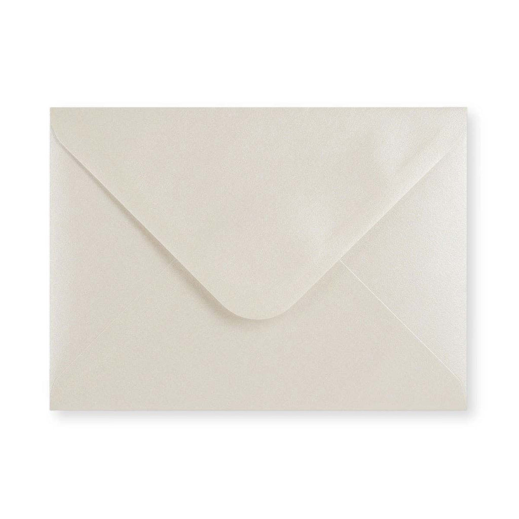 Oyster 90gsm Gummed V-Flap Greeting Card Envelope (133 x 184mm)