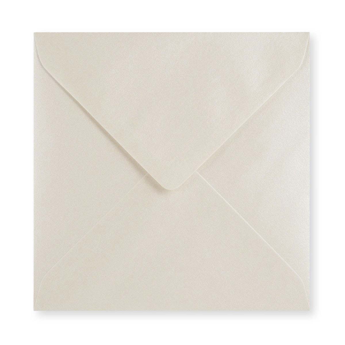 Oyster 90gsm Gummed V-Flap Greeting Card Envelope (155 x 155mm)