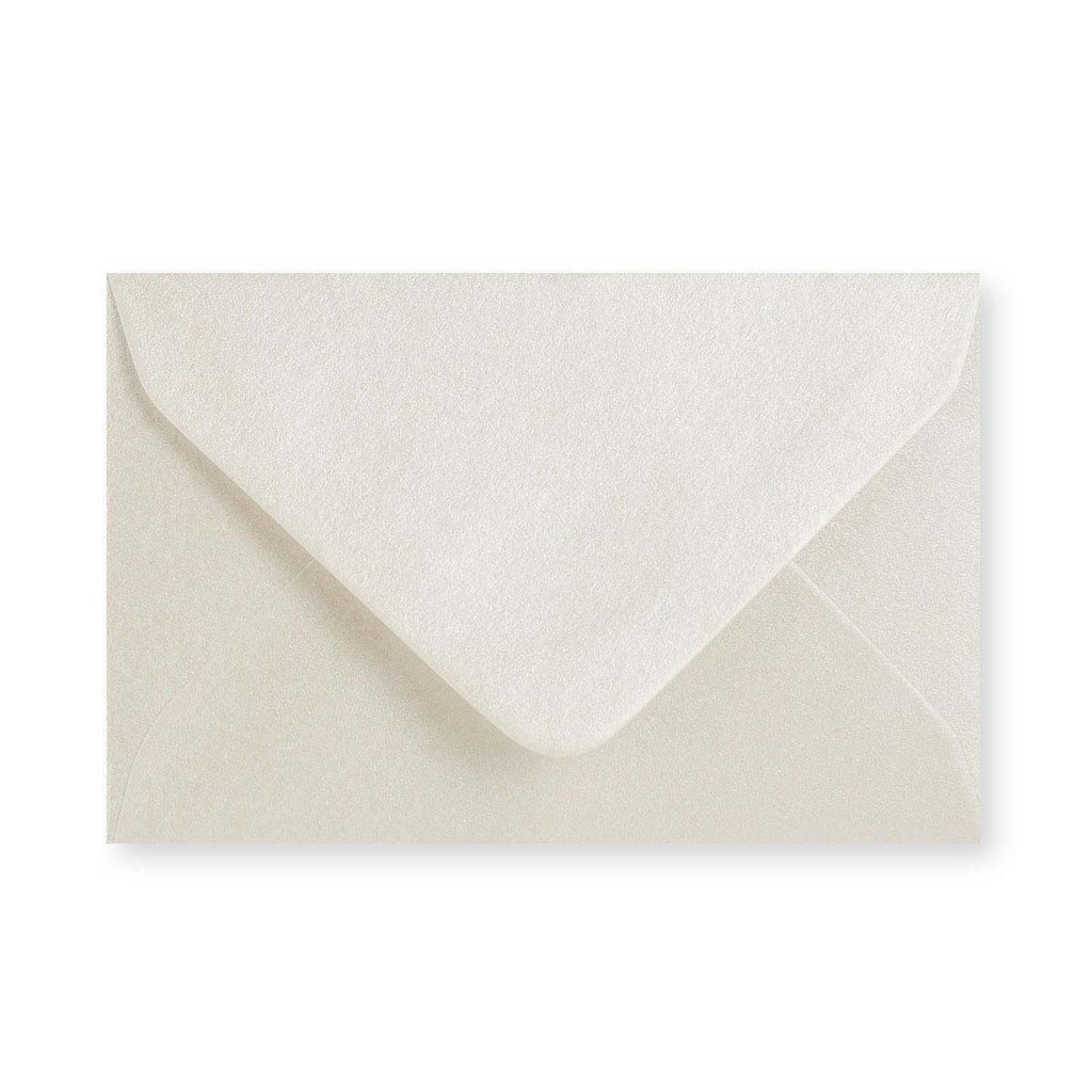 Oyster 90gsm Gummed V-Flap Greeting Card Envelope (62 x 94mm)