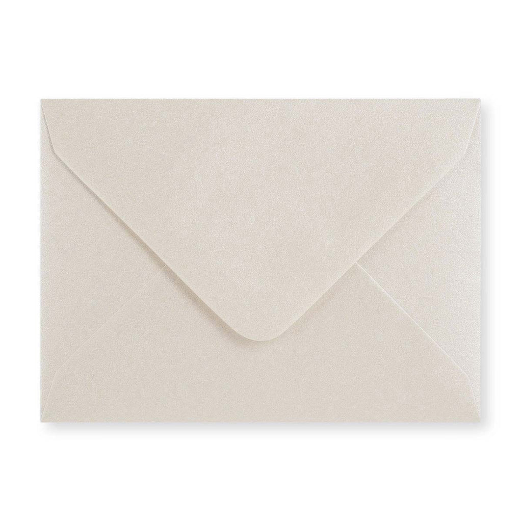 C7 Oyster 90gsm Gummed V-Flap Greetings Envelope (82 x 113mm)