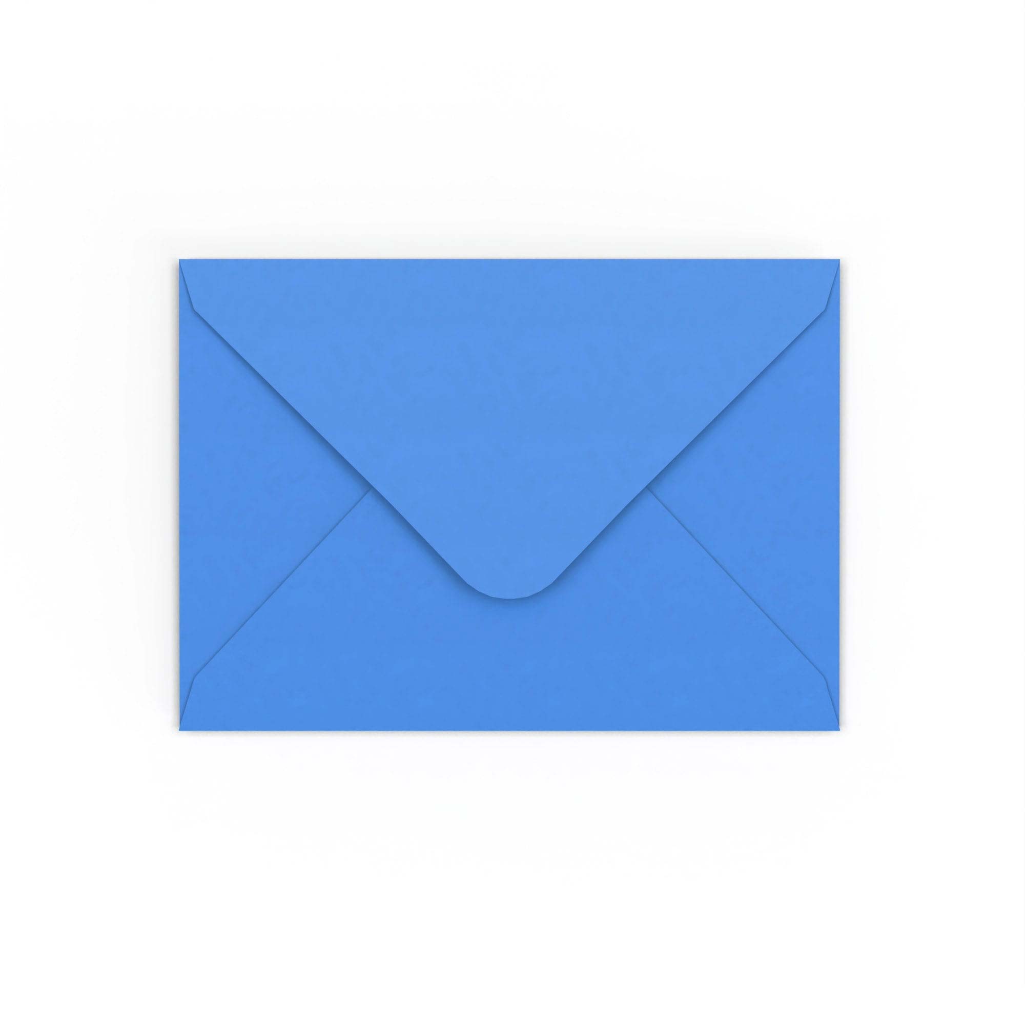 Bright Blue Gummed V-Flap 120gsm Envelope (125 x 175mm)