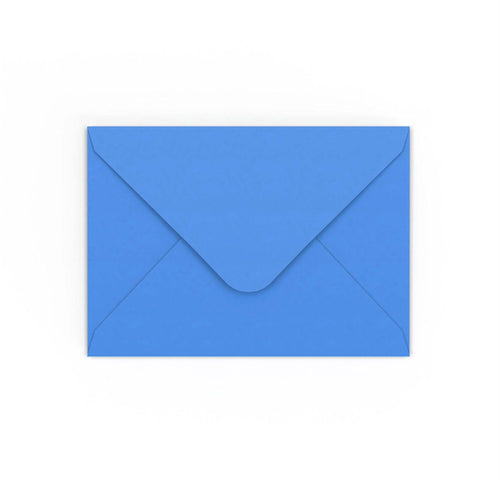 Bright Blue Gummed V-Flap 120gsm Envelope (125 x 175mm)