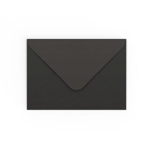 Black Gummed V-Flap 120gsm Envelope (125 x 175mm)