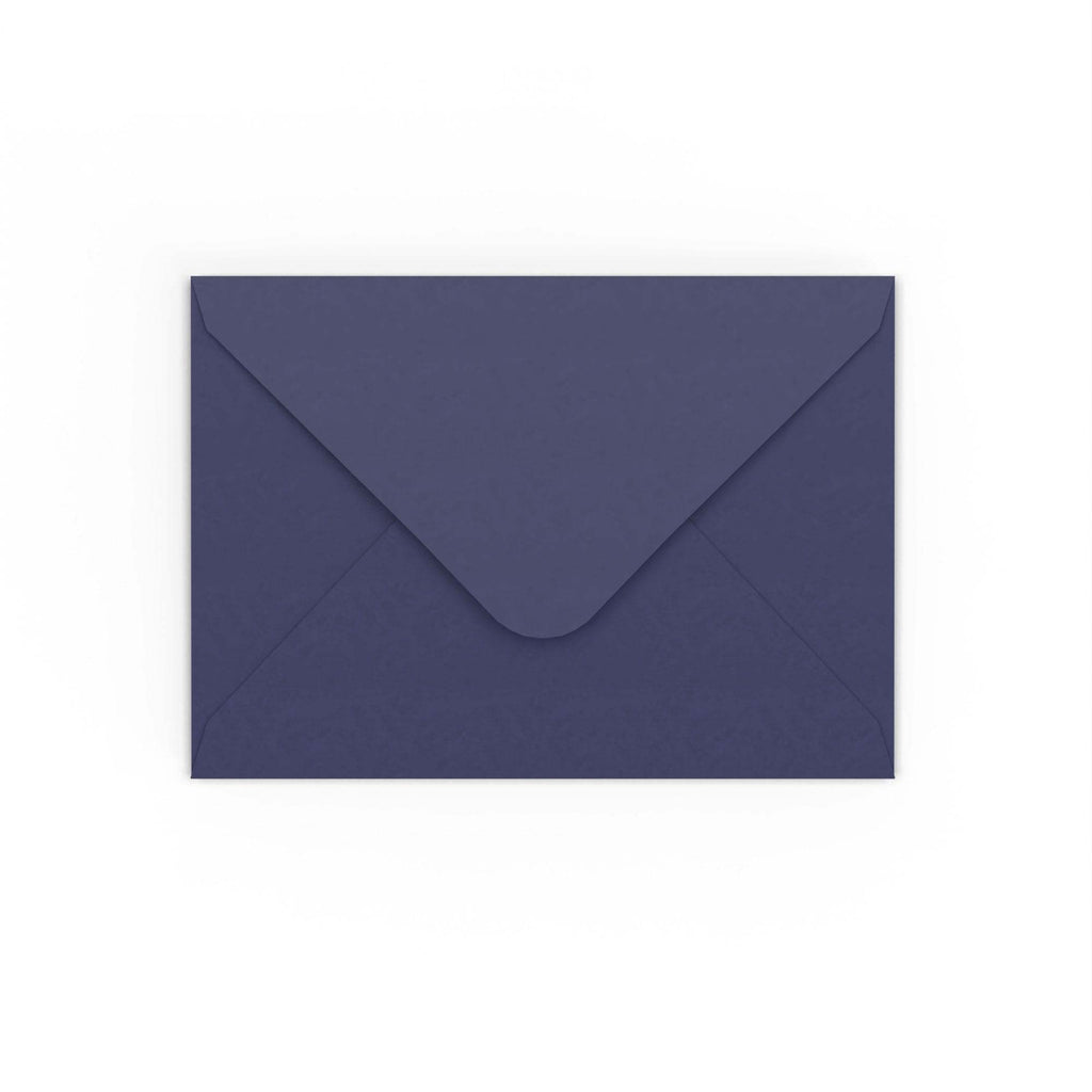 Dark Blue Gummed V-Flap 120gsm Envelope (125 x 175mm)