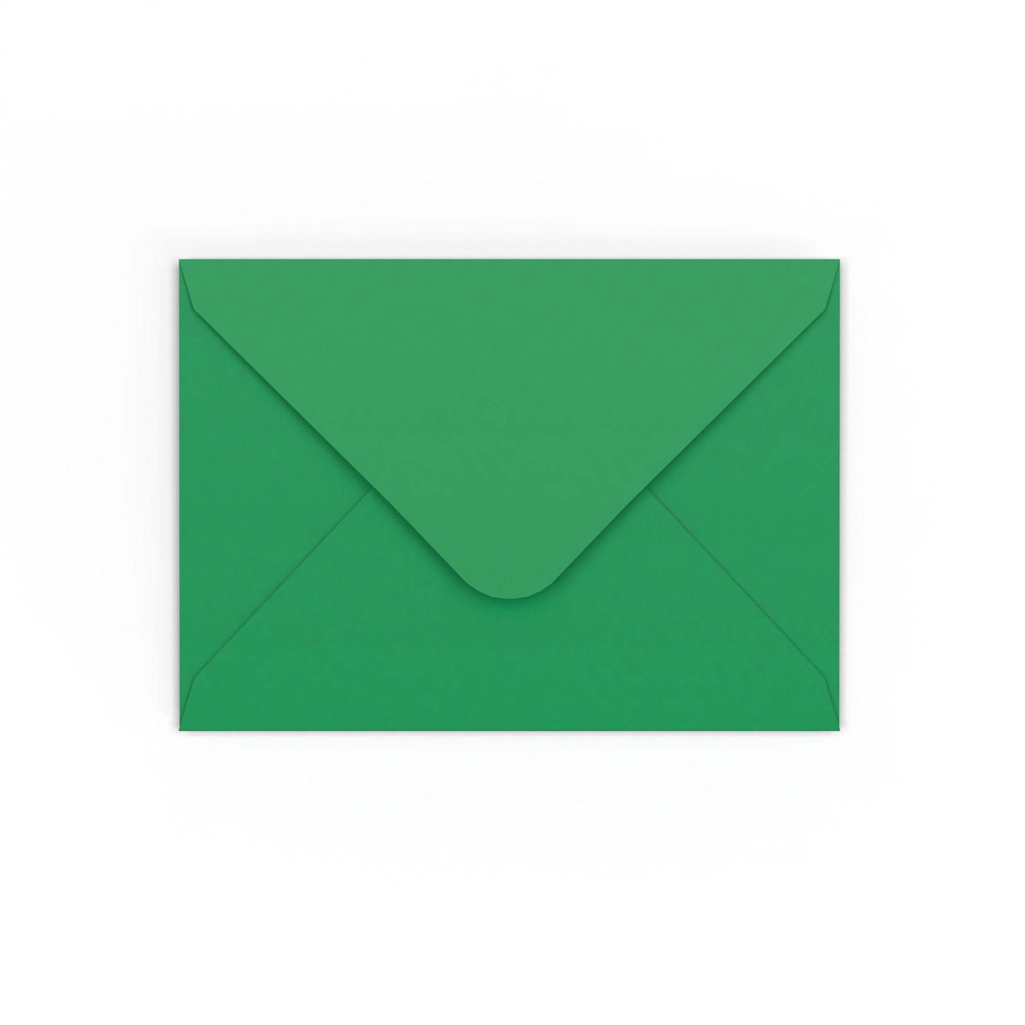 Dark Green Gummed V-Flap 120gsm Envelope (125 x 175mm)