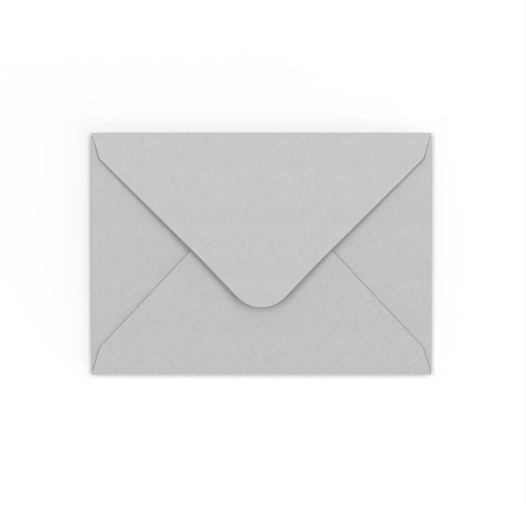 Pale Grey Gummed V-Flap 120gsm Envelope (125 x 175mm)