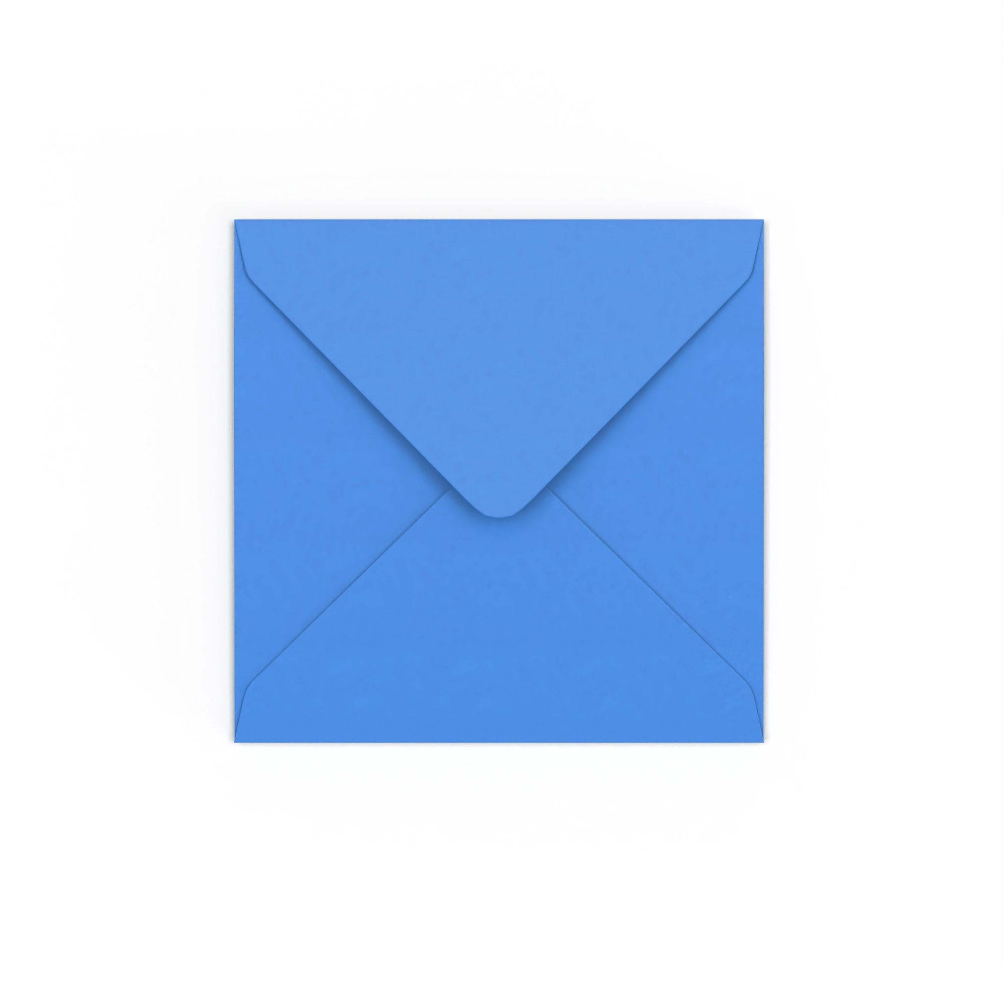 Bright Blue Gummed V-Flap 120gsm Envelope (130 x 130mm)