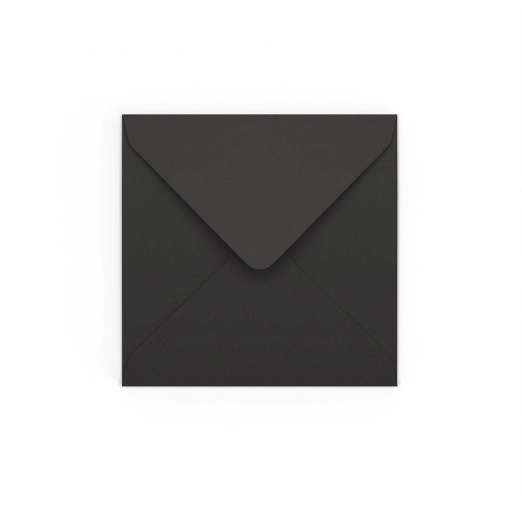 Black Gummed V-Flap 120gsm Envelope (130 x 130mm)