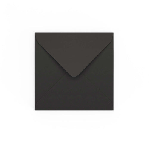 Black Gummed V-Flap 120gsm Envelope (130 x 130mm)