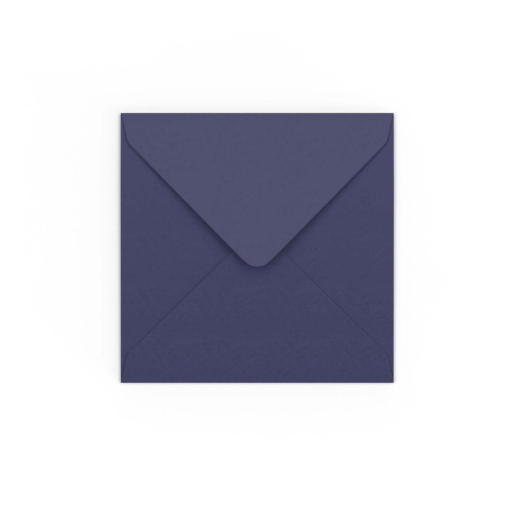 Dark Blue Gummed V-Flap 120gsm Envelope (130 x 130mm)