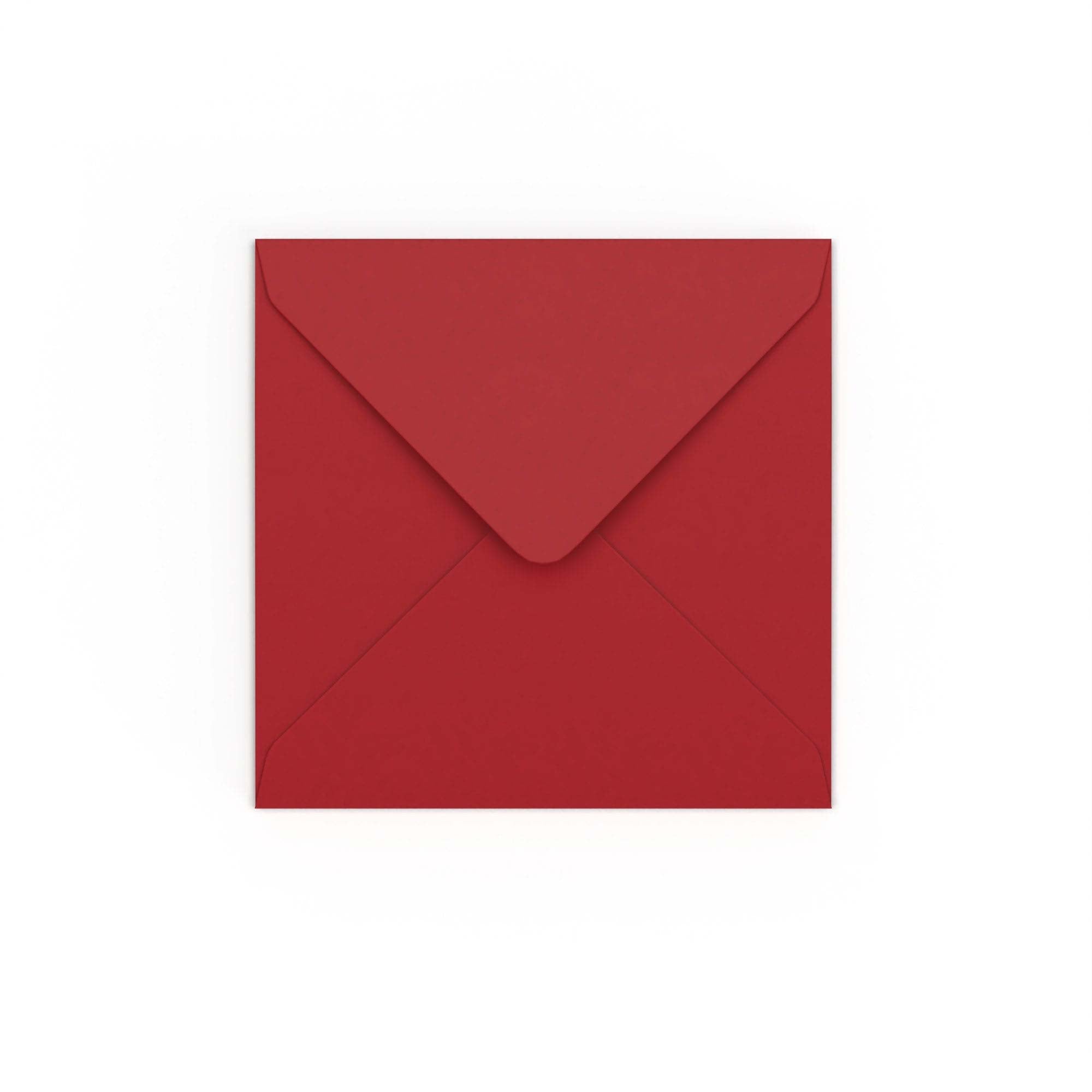 Dark Red Gummed V-Flap 120gsm Envelope (130 x 130mm)