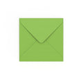 Mid Green Gummed V-Flap 120gsm Envelope (130 x 130mm)
