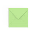 Pale Green Gummed V-Flap 120gsm Envelope (130 x 130mm)