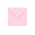 Pale Pink Gummed V-Flap 120gsm Envelope (130 x 130mm)