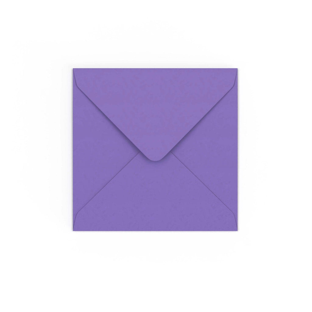 Purple Gummed V-Flap 120gsm Envelope (130 x 130mm)