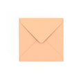 Salmon Pink Gummed V-Flap 120gsm Envelope (130 x 130mm)