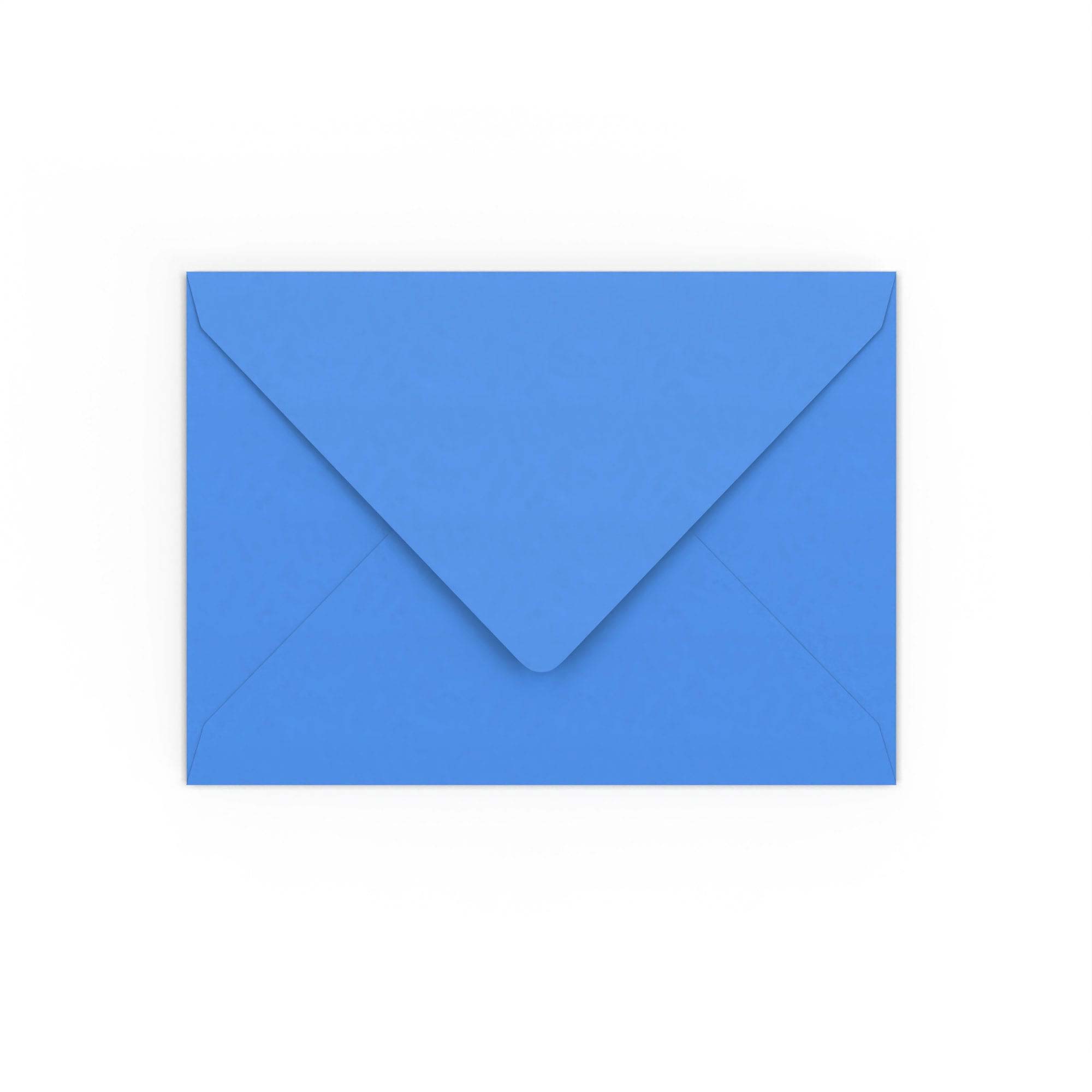 Bright Blue Gummed V-Flap 120gsm Envelope (133 x 184mm)