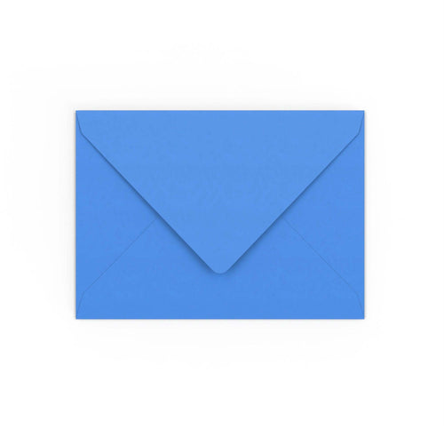 Bright Blue Gummed V-Flap 120gsm Envelope (133 x 184mm)