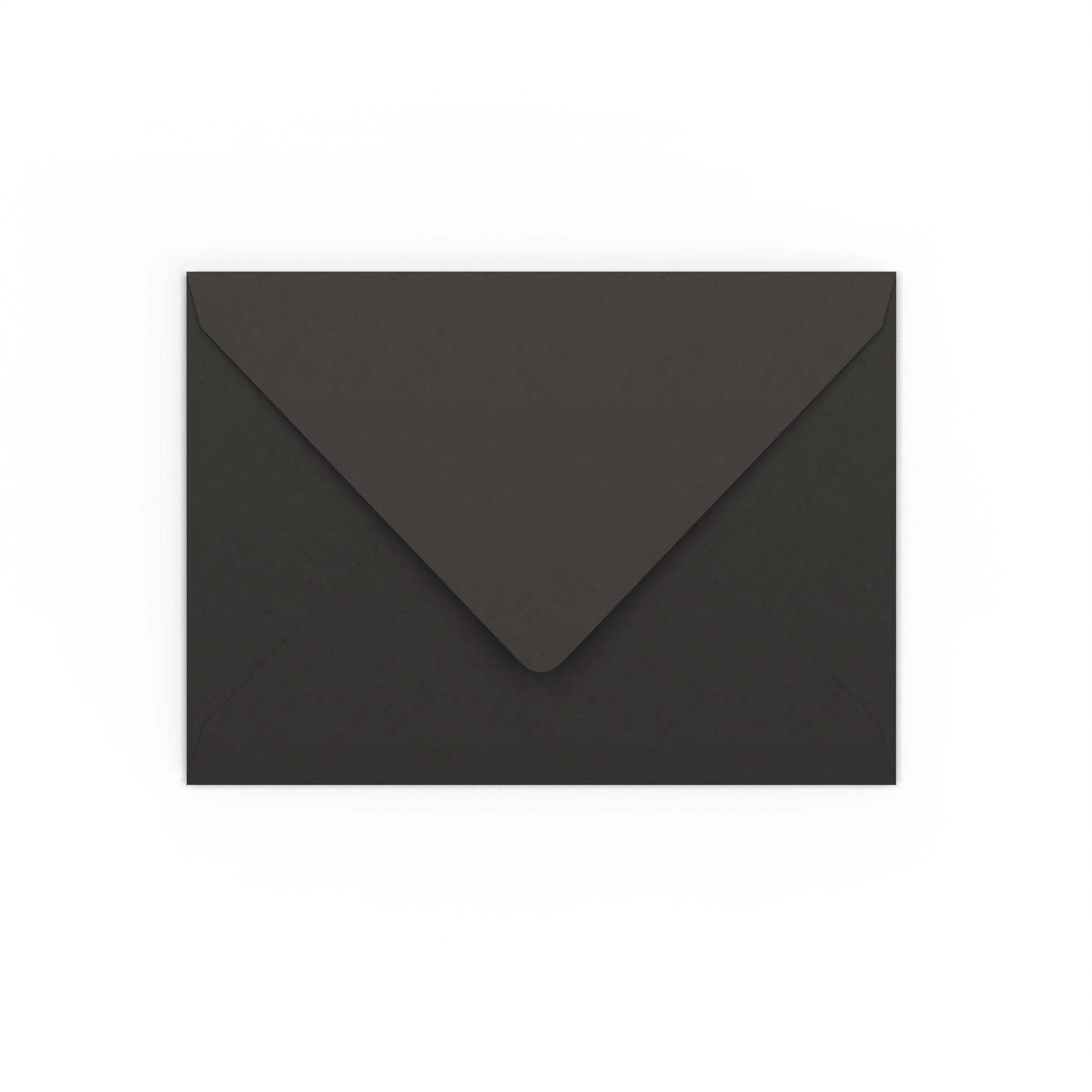 Black Gummed V-Flap 120gsm Envelope (133 x 184mm)