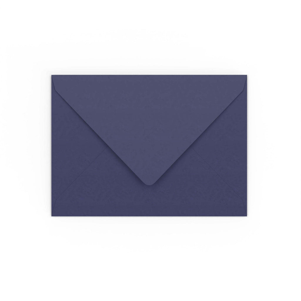 Dark Blue Gummed V-Flap 120gsm Envelope (133 x 184mm)