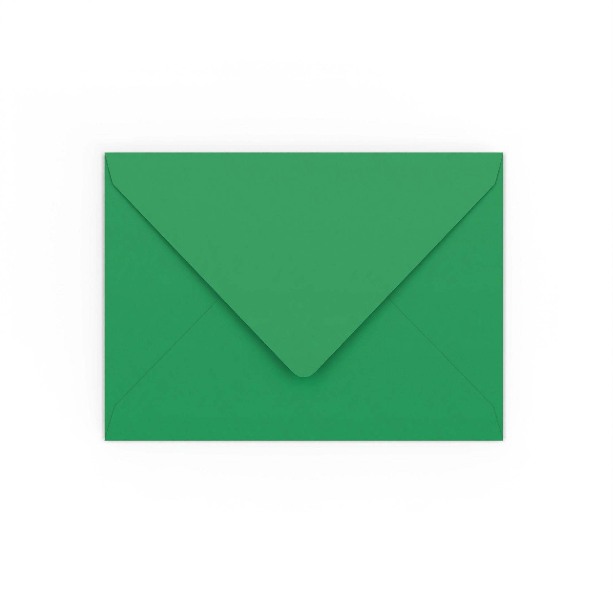 Dark Green Gummed V-Flap 120gsm Envelope (133 x 184mm)