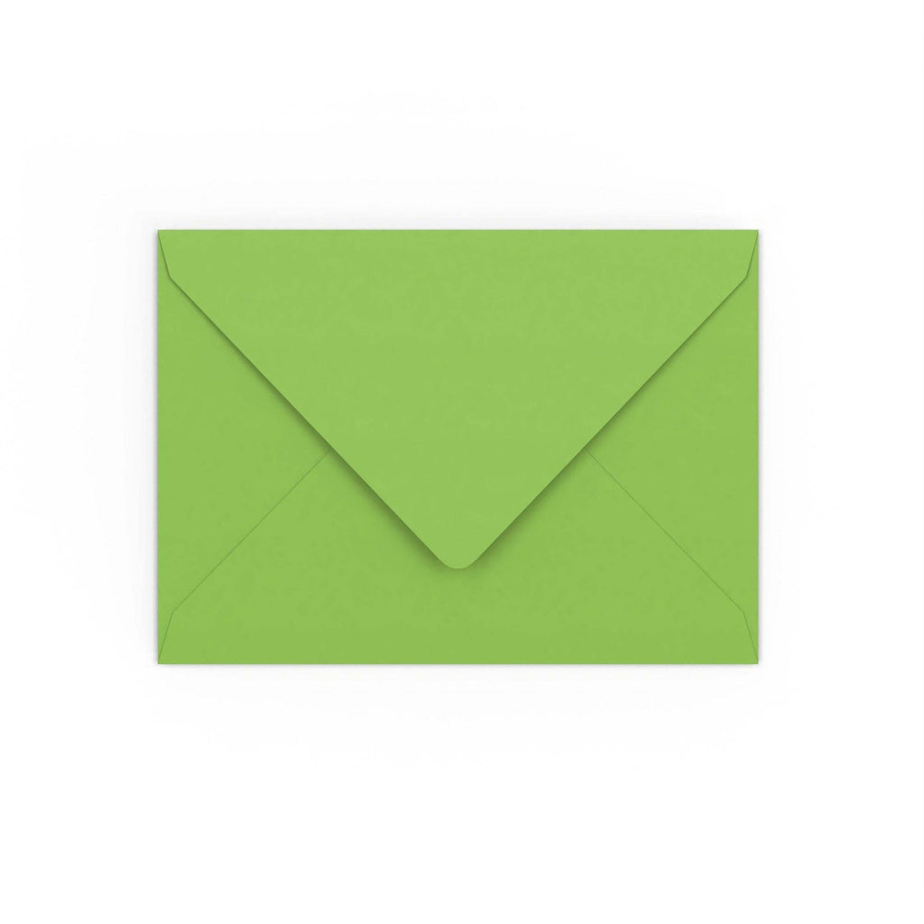 Mid Green Gummed V-Flap 120gsm Envelope (133 x 184mm)