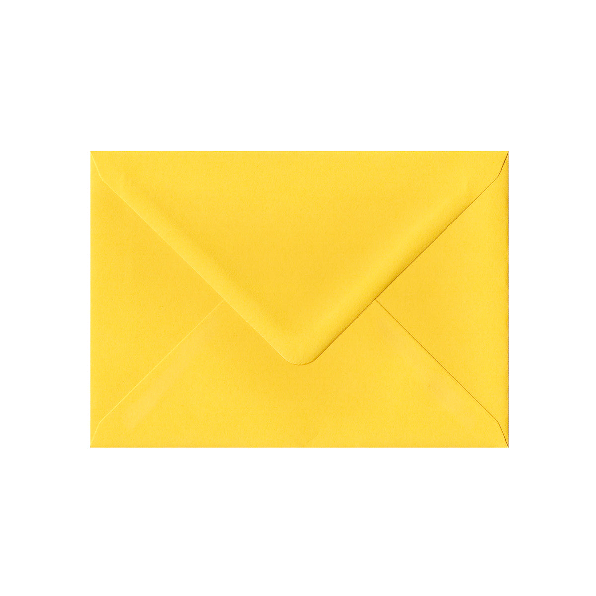 Mid Yellow Gummed V-Flap 120gsm Envelope (133 x 184mm)