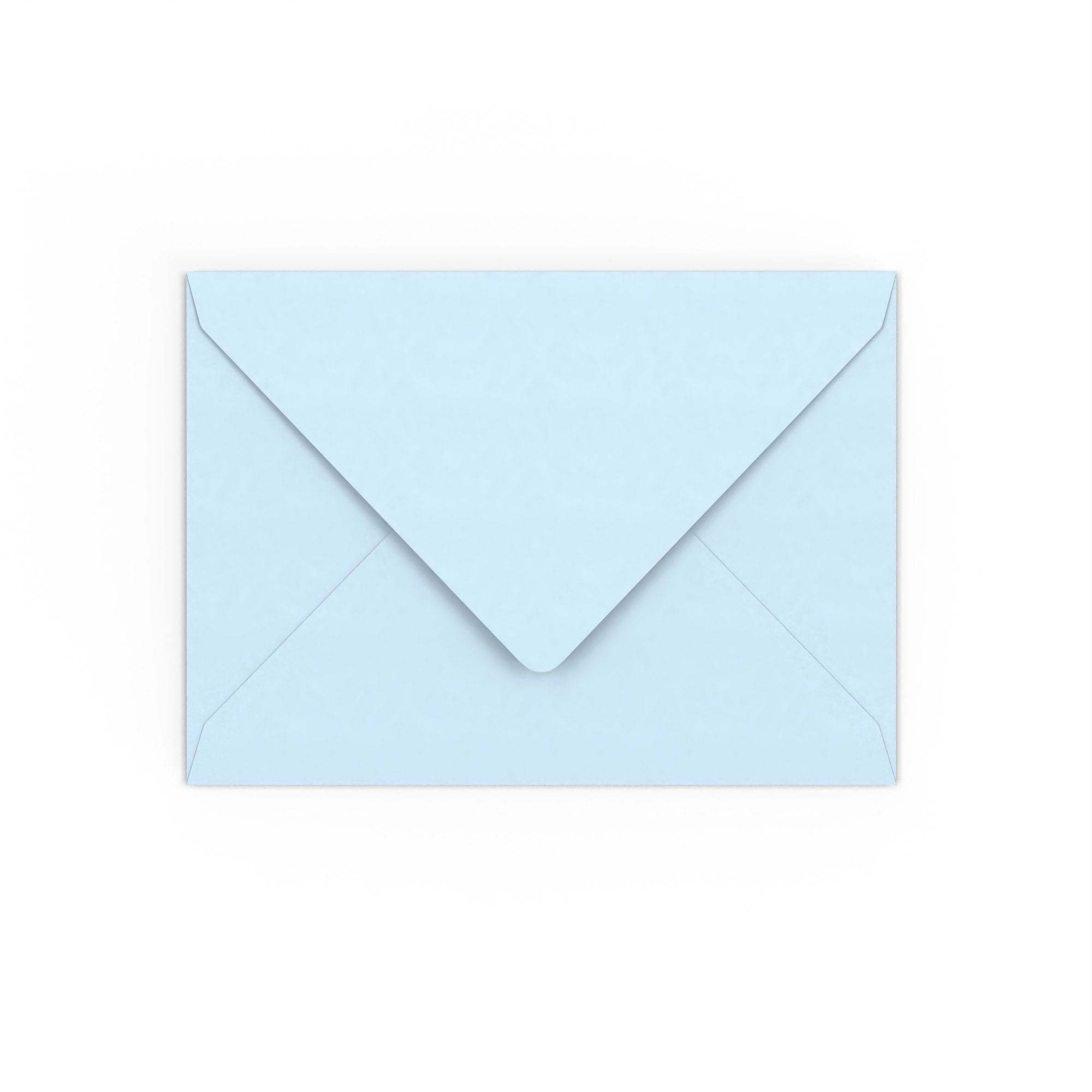 Pale Blue Gummed V-Flap 120gsm Envelope (133 x 184mm)
