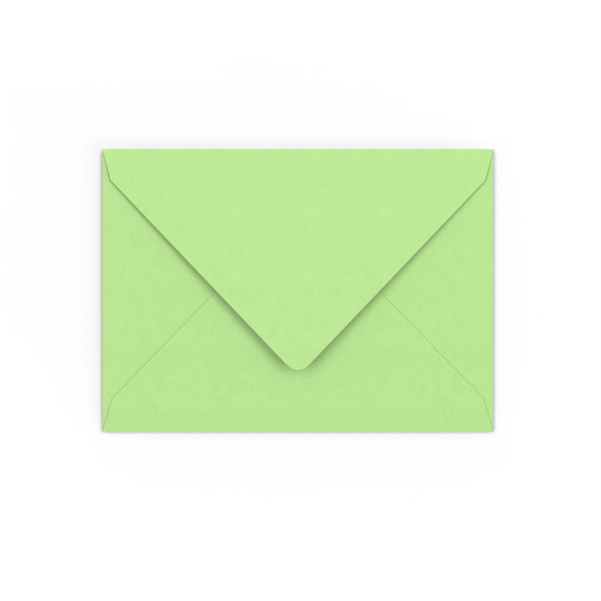 Pale Green Gummed V-Flap 120gsm Envelope (133 x 184mm)