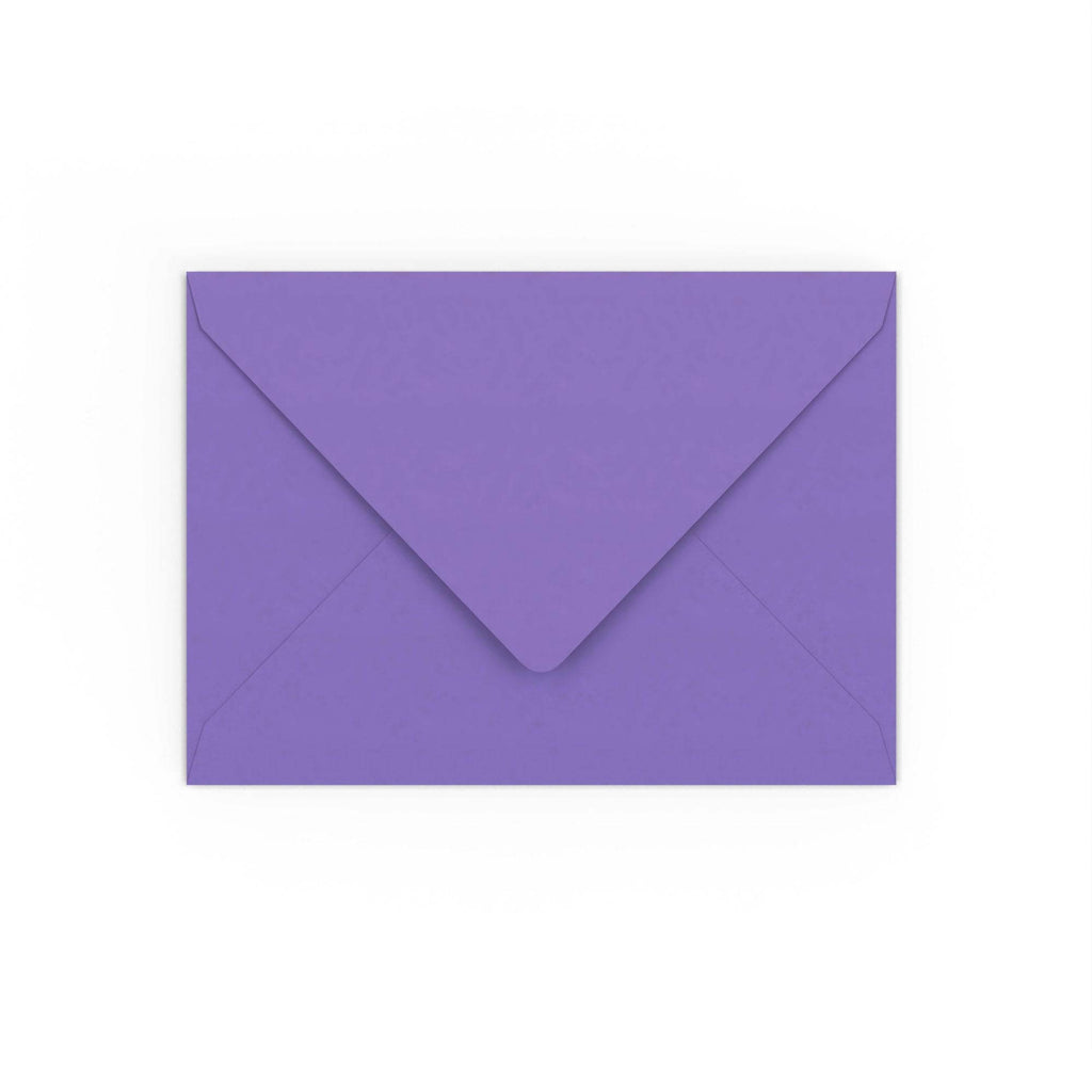 Purple Gummed V-Flap 120gsm Envelope (133 x 184mm)