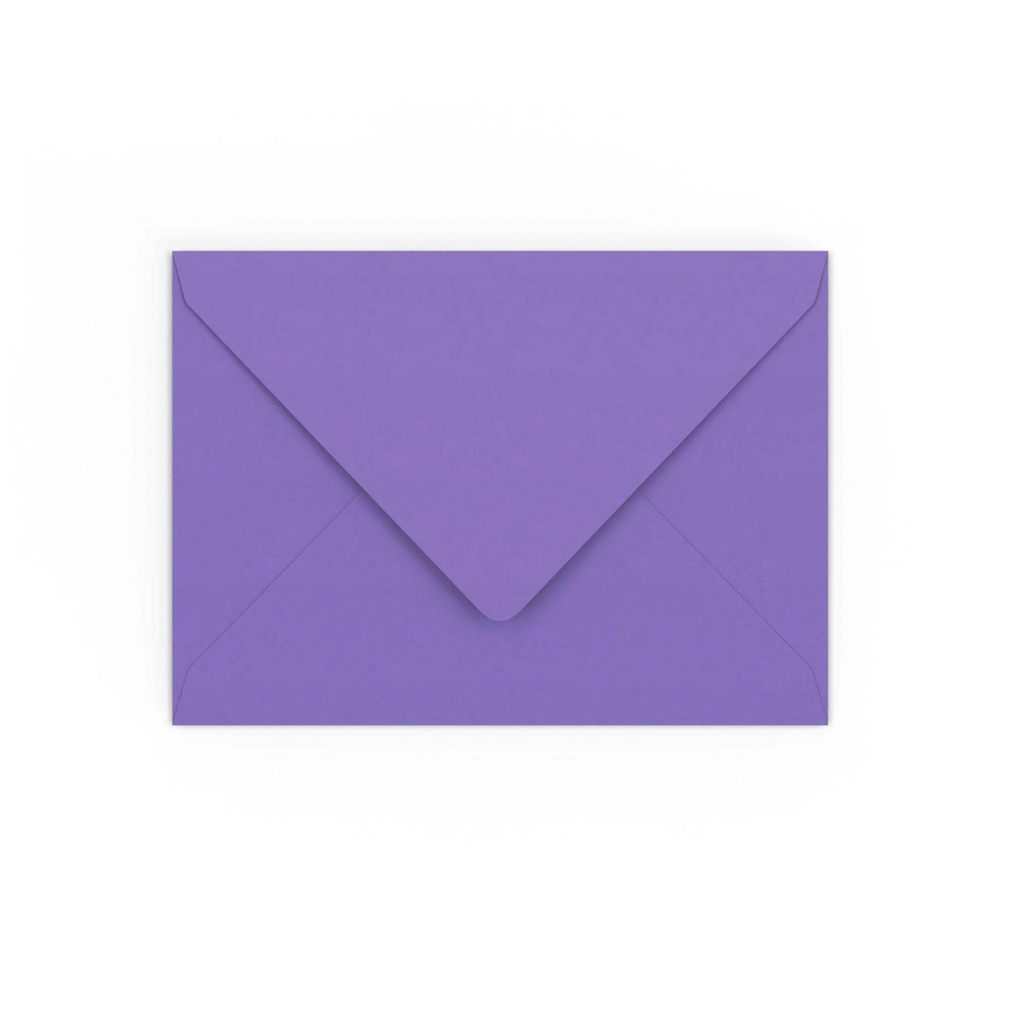 Purple Gummed V-Flap 120gsm Envelope (133 x 184mm)