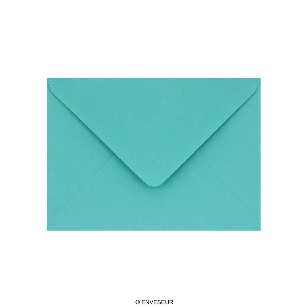 Robin Egg Blue Gummed V-Flap 120gsm Envelope (133 x 184mm)