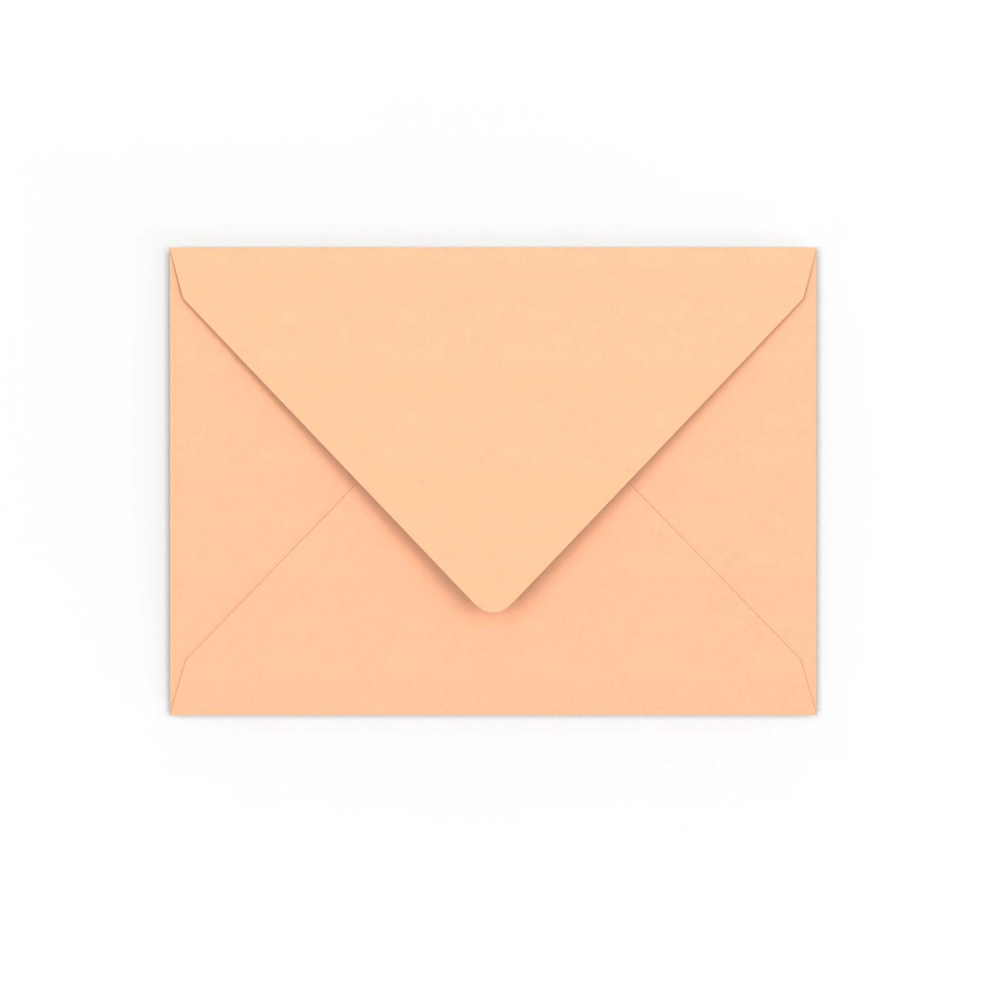 Salmon Pink Gummed V-Flap 120gsm Envelope (133 x 184mm)