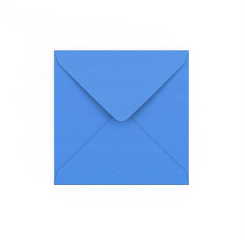 Bright Blue Gummed V-Flap 120gsm Envelope (140 x 140mm)