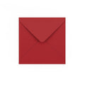 Dark Red Gummed V-Flap 120gsm Envelope (140 x 140mm)
