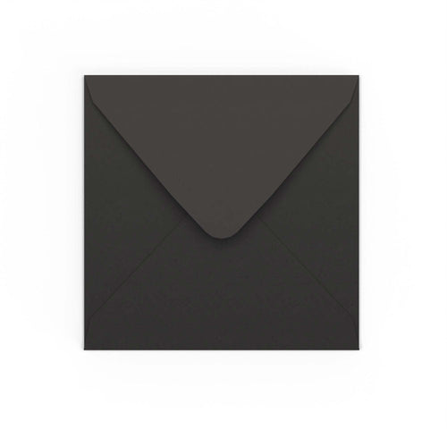 Black Gummed V-Flap 120gsm Envelope (155 x 155mm)