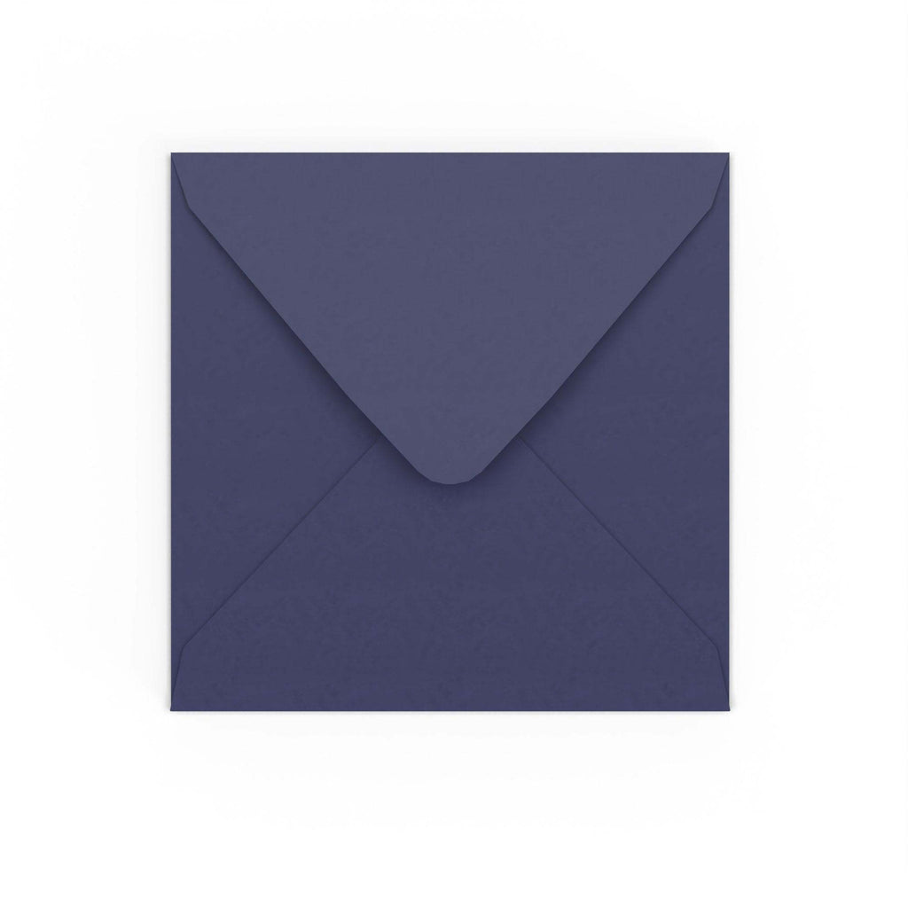 Dark Blue Gummed V-Flap 120gsm Envelope (155 x 155mm)