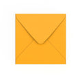 Dark Yellow Gummed V-Flap 120gsm Envelope (155 x 155mm)
