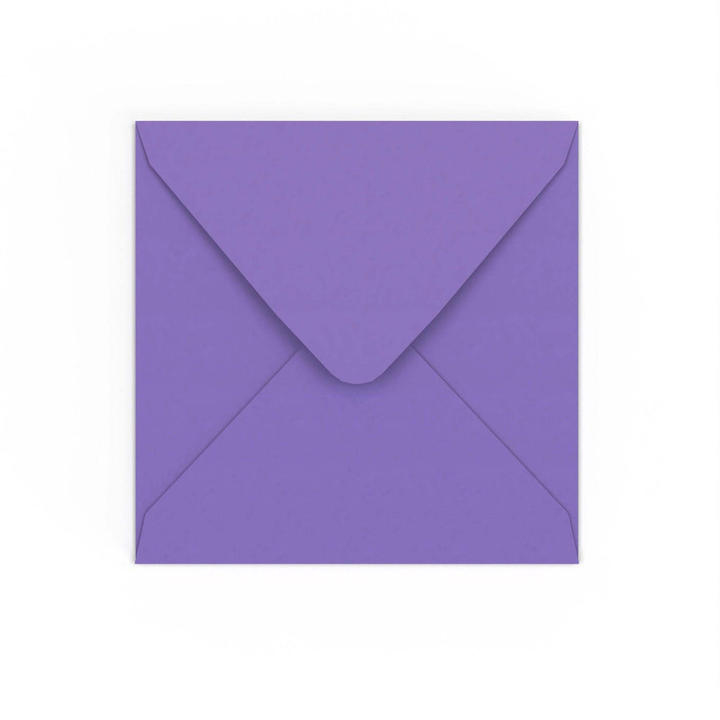 Purple Gummed V-Flap 120gsm Envelope (155 x 155mm)