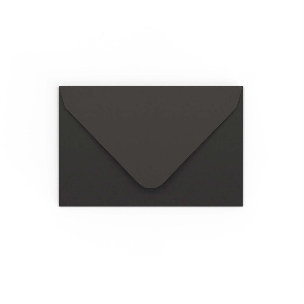 Black Gummed V-Flap 120gsm Envelope (65 x 94mm)