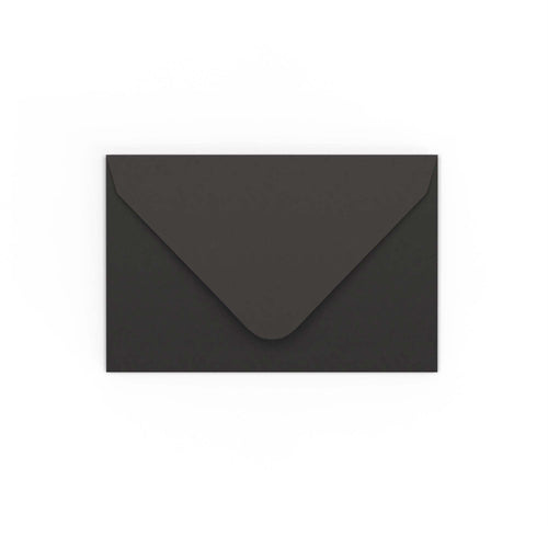 Black Gummed V-Flap 120gsm Envelope (65 x 94mm)