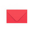 Bright Red Gummed V-Flap 120gsm Envelope (65 x 94mm)