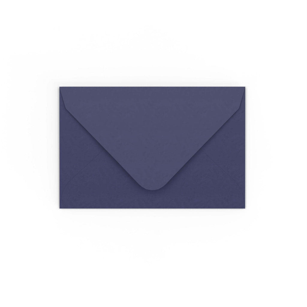 Dark Blue Gummed V-Flap 120gsm Envelope (65 x 94mm)